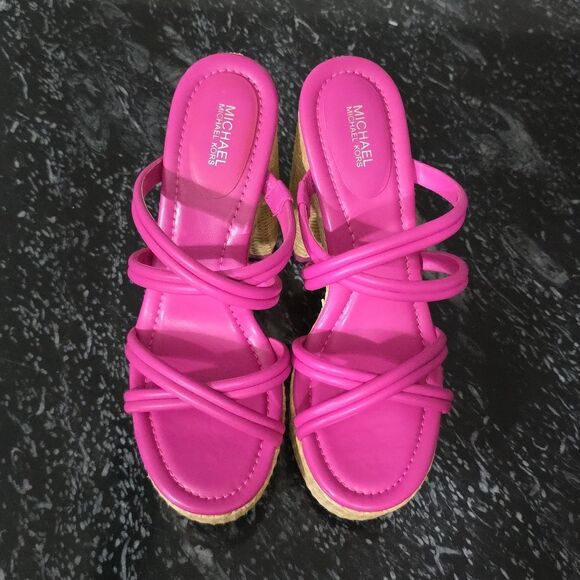 BRAND NEW MICHEAL KORS CORRINE STRAPPY ESPADRILLE PLAFIORM SANDAL - Picture 3 of 15